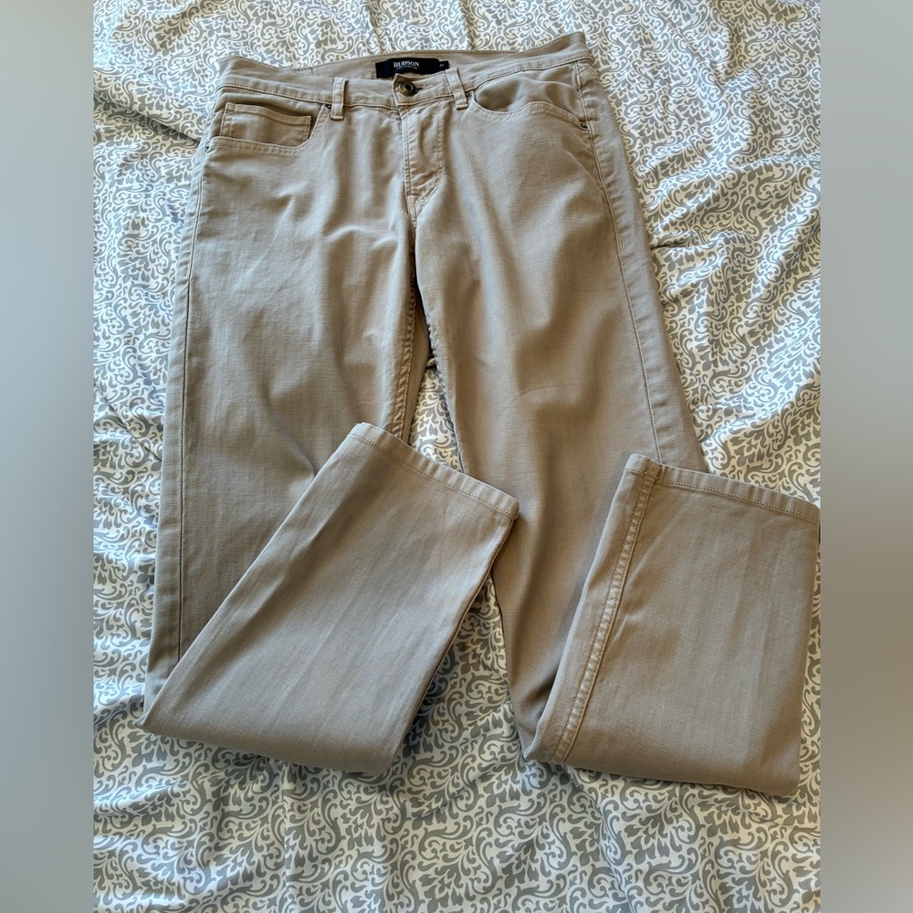 Hudson jeans slim straight 5 pocket pants, 31 waist, great condition!